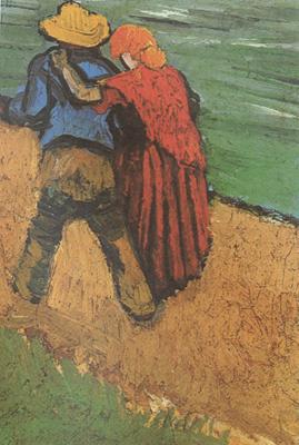 Vincent Van Gogh Two Lovers (nn04) Sweden oil painting art